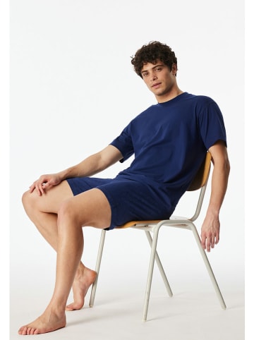 Schiesser Pyjama donkerblauw
