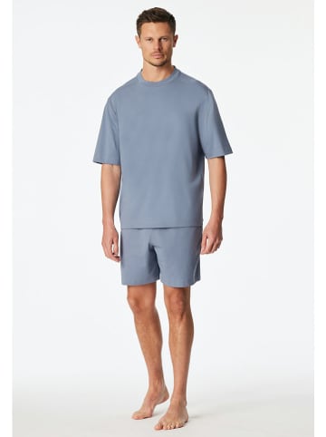 Schiesser Pyjama in Hellblau