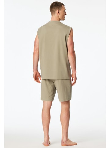 Schiesser Pyjama groen