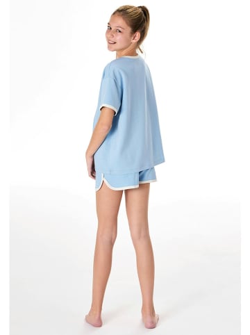 Schiesser Pyjama lichtblauw
