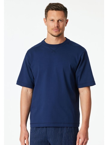 Schiesser Pyjamatop donkerblauw