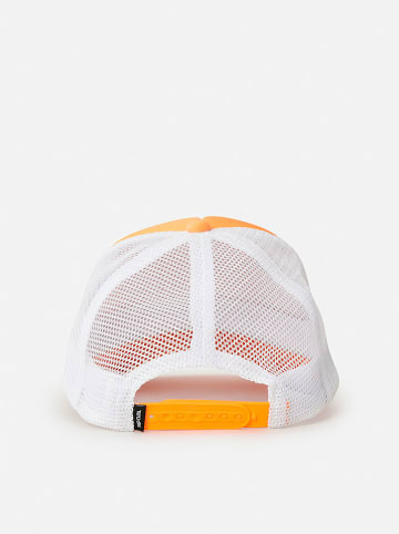 Rip Curl Czapka "Revival" w kolorze pomarańczowo-białym