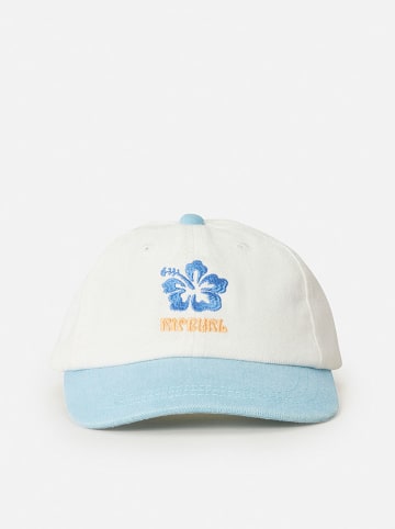 Rip Curl Pet "Washed Twill" crème/lichtblauw