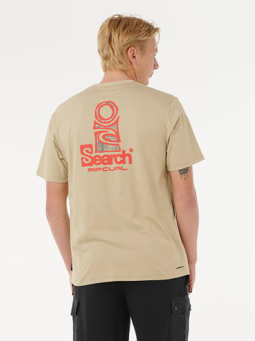 Rip Curl Shirt "Vaporcool Search Stack" in Beige