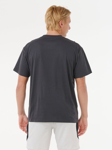 Rip Curl Koszulka "Vaporcool 3 Stacks" w kolorze antracytowym