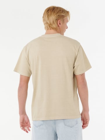 Rip Curl Koszulka "Medina Stacker" w kolorze beżowym