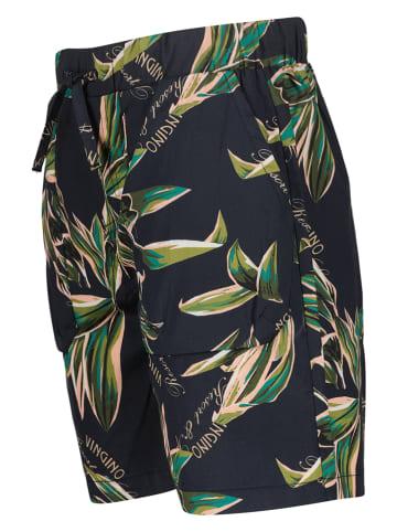 Vingino Shorts in Schwarz/ Grün