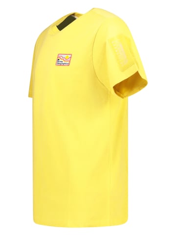 Geographical Norway Koszulka "Javalanche" w kolorze żółtym