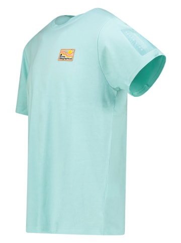 Geographical Norway Shirt "Javalanche" in Mint