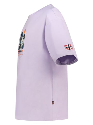 Geographical Norway Shirt "Jembark" in Lila