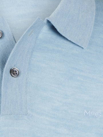 McGregor Woll-Strickpolo in Hellblau