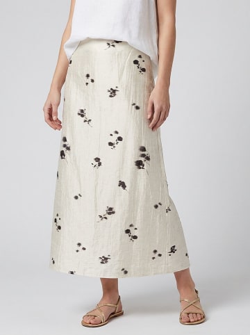MOSS COPENHAGEN Rok "Rianne" crème/zwart