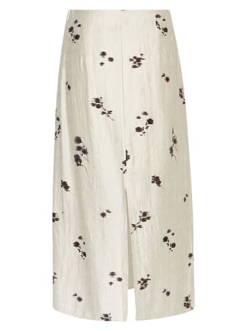MOSS COPENHAGEN Rok "Rianne" crème/zwart