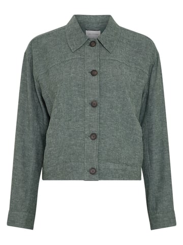 MOSS COPENHAGEN Kurtka koszulowa "Viana" w kolorze zielonym
