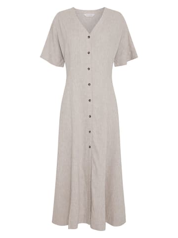 MOSS COPENHAGEN Jurk "Viana" zandkleurig