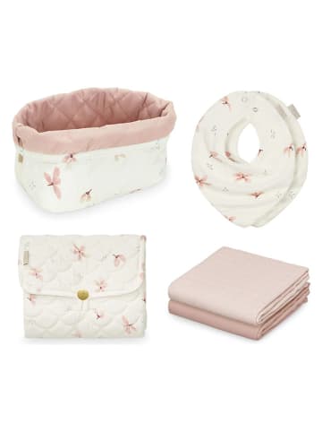 Cam Cam Copenhagen 6-delige babygeschenkset crème/lichtroze