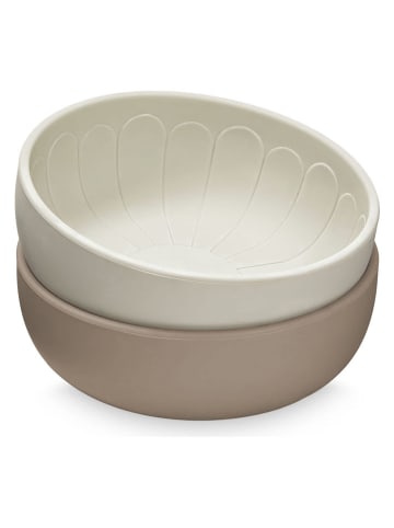 Cam Cam Copenhagen 2-delige set: eetleerkommen beige/lichtbruin