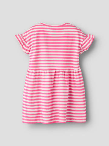 name it Jurk "Junni" roze/crème