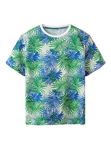 name it Shirt "Jaxon" groen/blauw