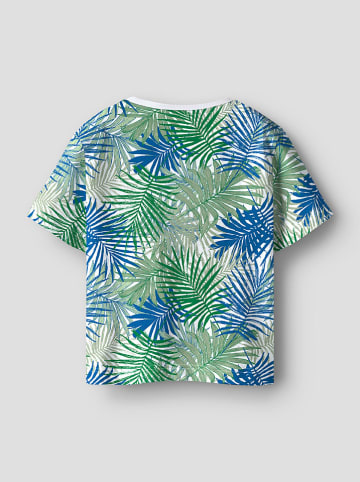 name it Shirt "Jaxon" groen/blauw