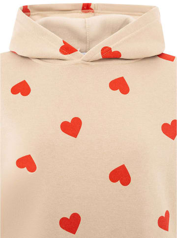 Zwillingsherz Hoodie "Herzchen" in Beige