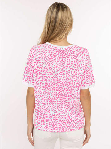 Zwillingsherz Shirt wit/roze