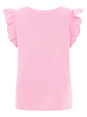 Zwillingsherz Bluse in Rosa