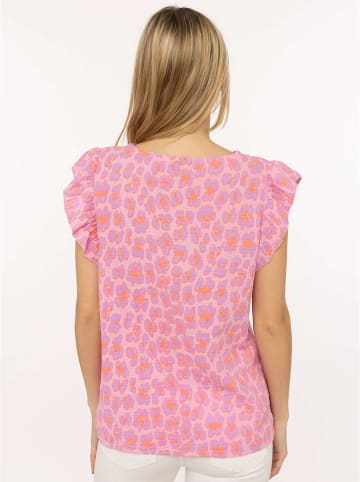 Zwillingsherz Bluse in Rosa