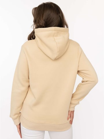 Zwillingsherz Hoodie "Safari Leopard" beige