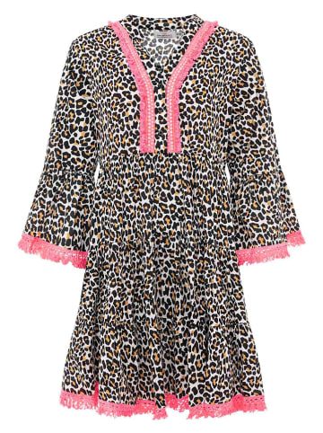 Zwillingsherz Jurk "Classic Leo" wit/zwart