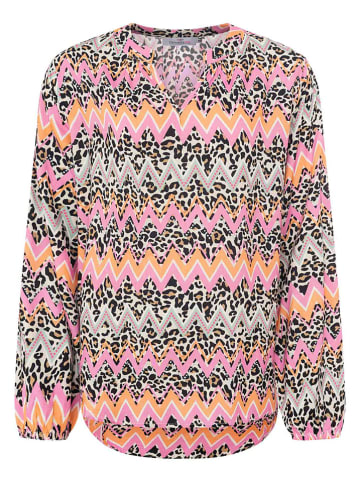 Zwillingsherz Bluse "Graphic Leo" in Bunt