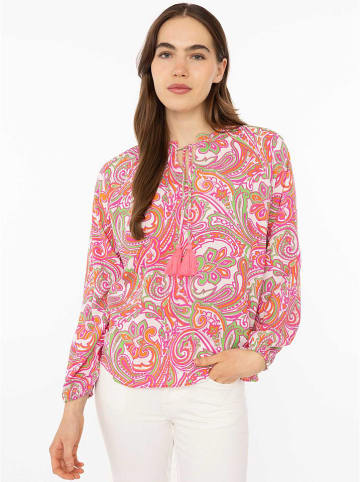 Zwillingsherz Blouse "Paisley" roze