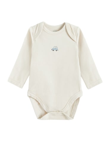 COOL CLUB 3er-Set: Bodys in Beige/ Hellblau