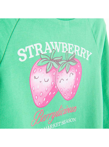 COOL CLUB Bluza w kolorze zielonym