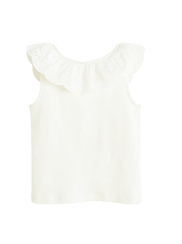 COOL CLUB Top w kolorze białym