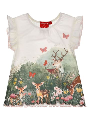 Bondi Shirt "Hirschfamilie" in Creme