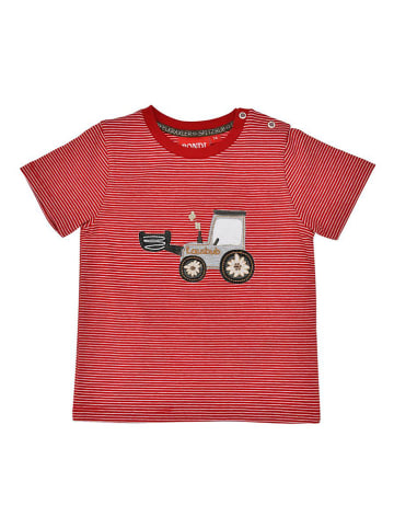 Bondi Shirt "Traktor" in Rot/ Weiß