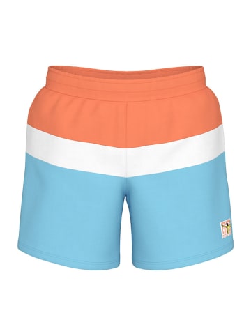 Chiemsee Badeshorts in Hellblau/ Orange