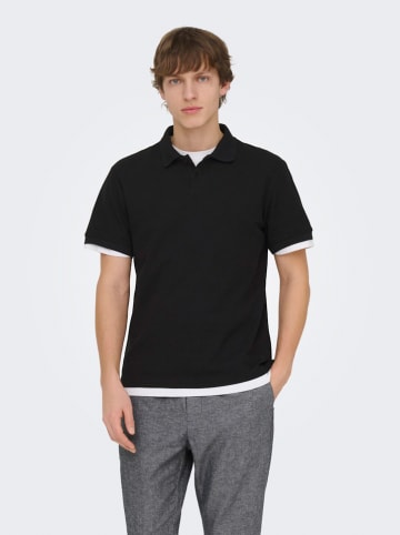 ONLY & SONS Poloshirt "Onsben" zwart