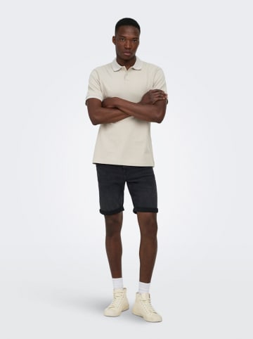 ONLY & SONS Poloshirt "Onsben" in Beige