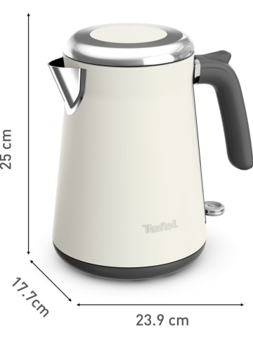 Tefal Czajnik "KI666A" w kolorze kremowym