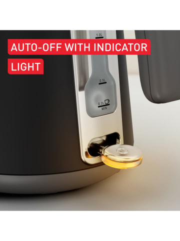 Tefal Czajnik "KI6668E0" w kolorze czarnym