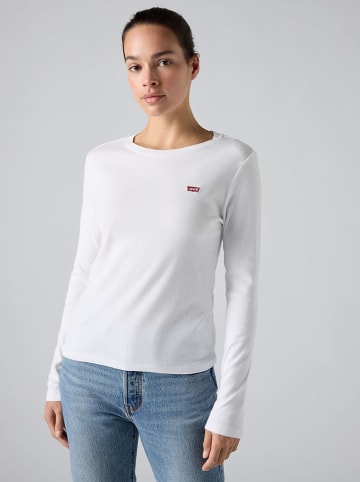 Levis Longsleeve "Essential" in Weiß