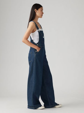 Levi's Ogrodniczki dżinsowe w kolorze granatowym