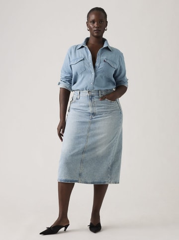 Levi's Spódnica dżinsowa w kolorze błękitnym