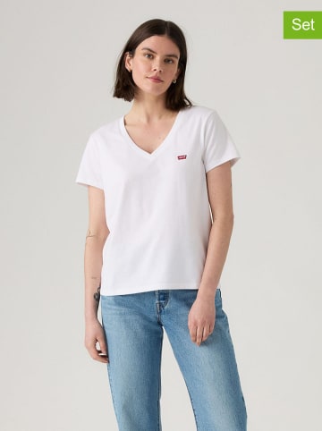 Levi's 2er-Set: Shirts in Weiß