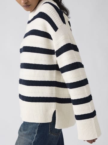 Levi's Pullover "Candide" in Weiß/ Schwarz