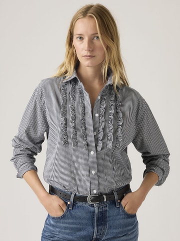 Levis Bluse "Novelty Harlie" in Schwarz/ Weiß