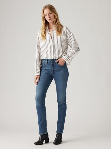 Levi's Dżinsy "724" - Slim fit - w kolorze niebieskim