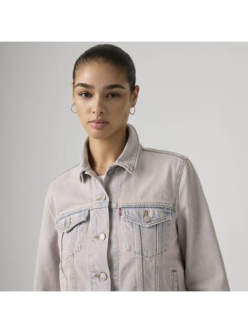 Levi's Jeansjacke in Beige/ Hellblau